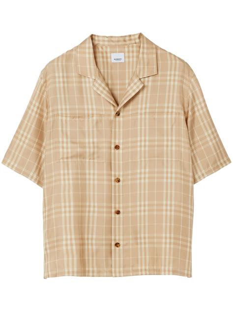 vintage burberry silk shirt|Burberry long sleeve for sale.